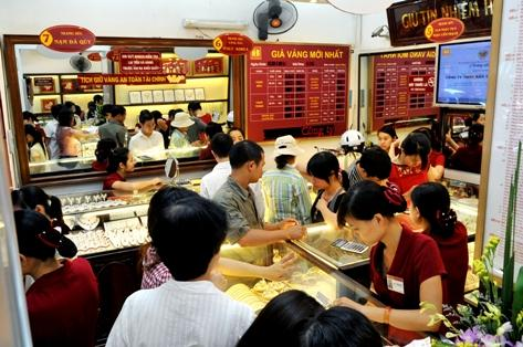 Vàng trong nước đang có dấu hiệu bị làm giá